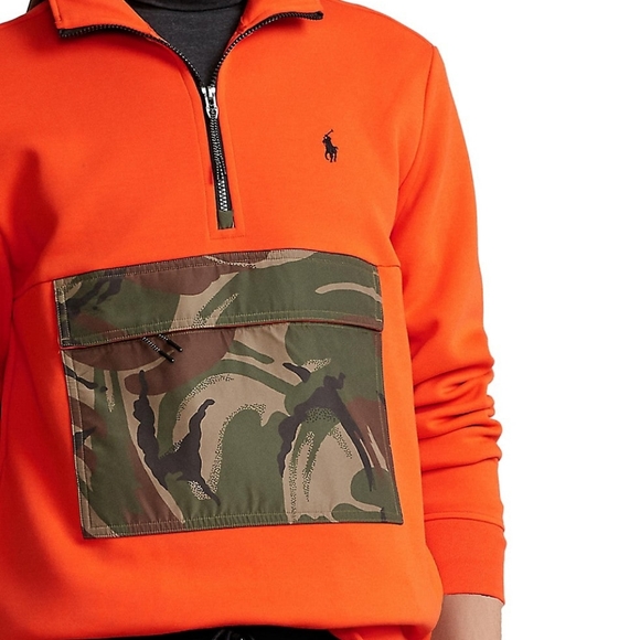 Polo Ralph Lauren Water-Repellent Hybrid Hoodie XXL 1/4 Zip - Picture 3 of 6